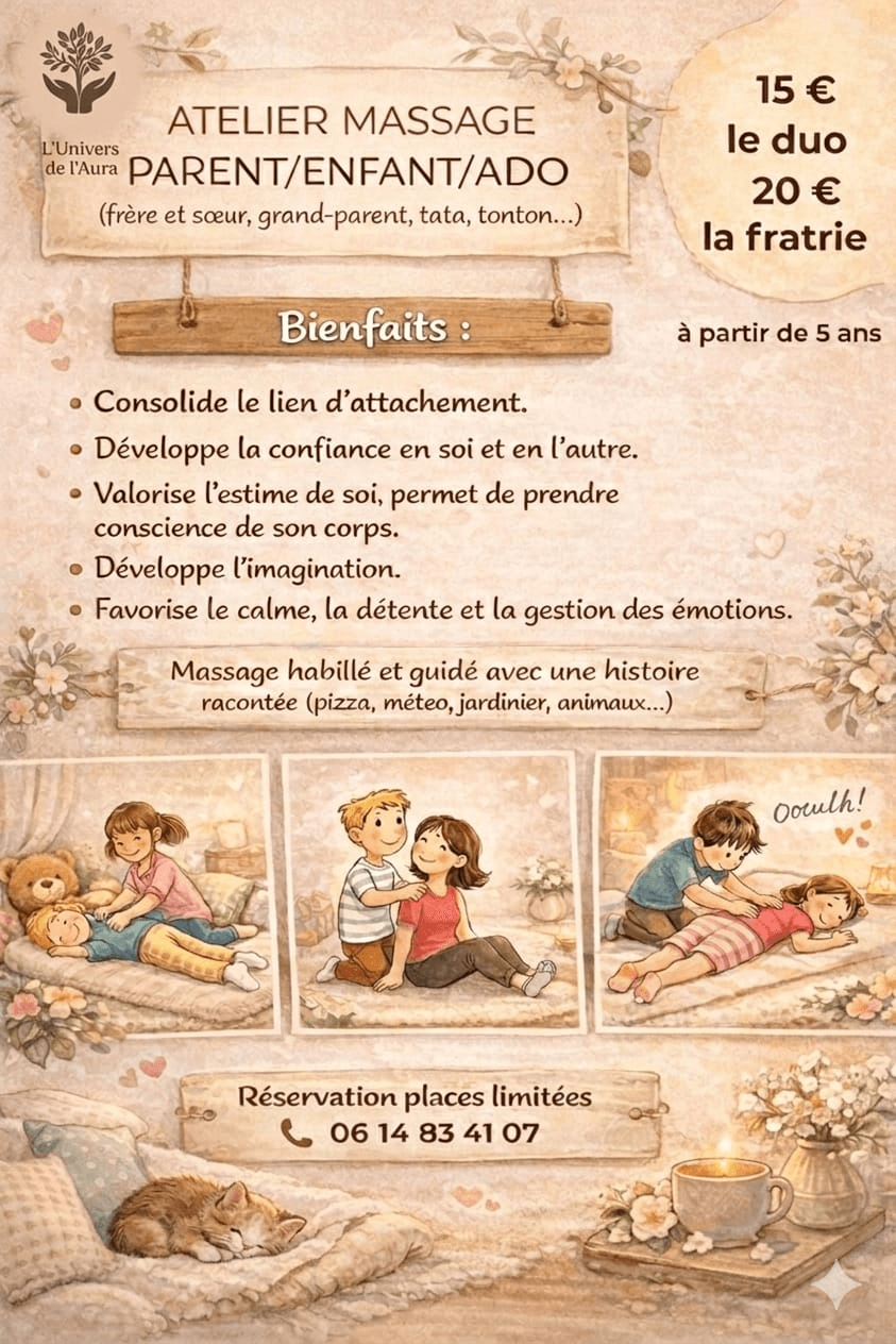 Affiche activité – Atelier parent/enfant