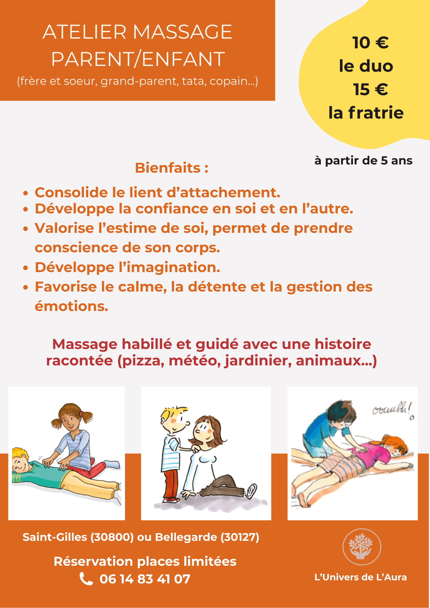 Affiche activité – Atelier parent/enfant