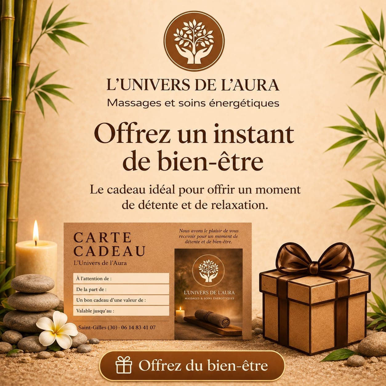 Affiche activité – Carte cadeau